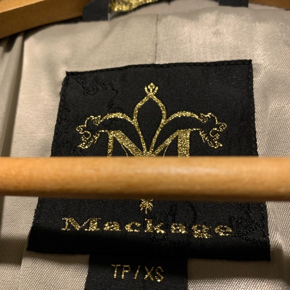 Mackage Ladies xs wool & leather coat MADE IN CANADA. Double zipper, pockets. - Picture 4 of 7